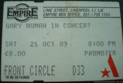 Liverpool Empire Theatre Ticket 1989